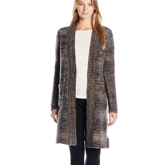 PRANA Sabina Duster Sweater Long Line Open Cardigan, Size Small - Picture 2 of 13